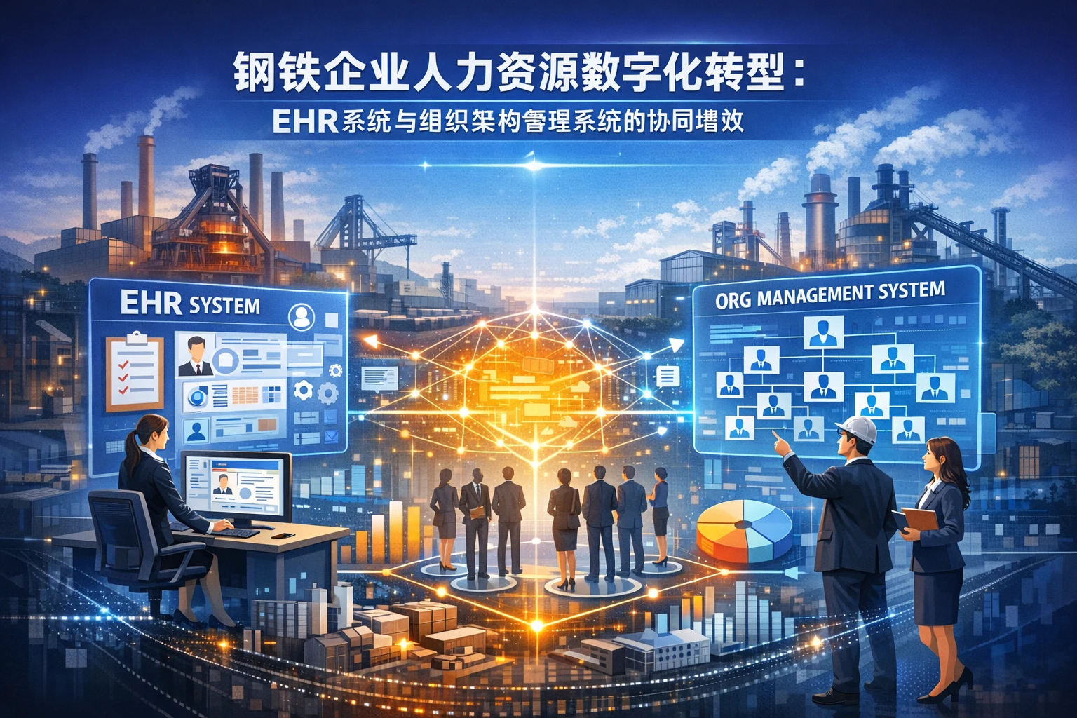 钢铁企业人力资源数字化转型：EHR系统与组织架构管理系统的协同增效