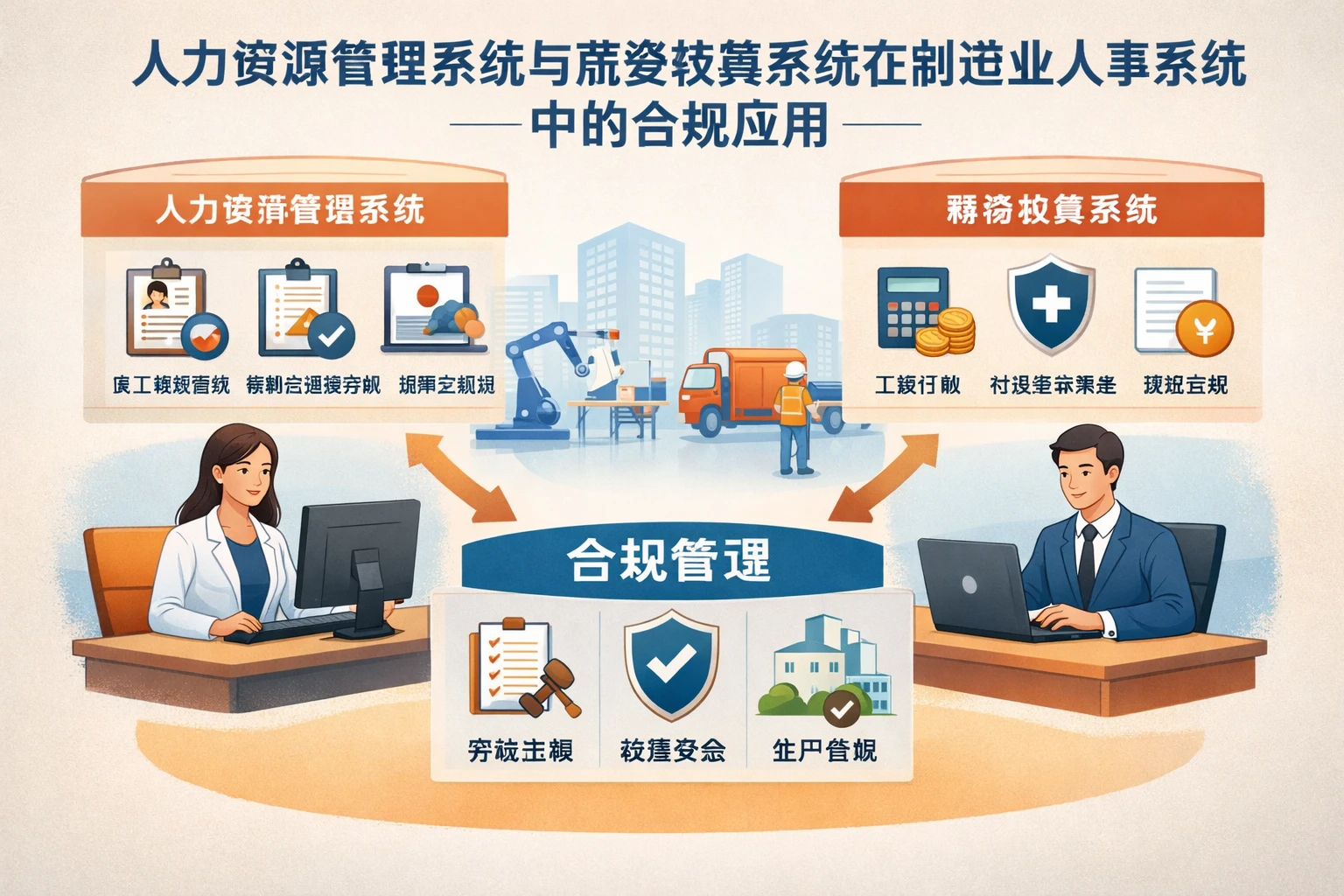 人力资源管理系统与薪资核算系统在制造业人事系统中的合规应用