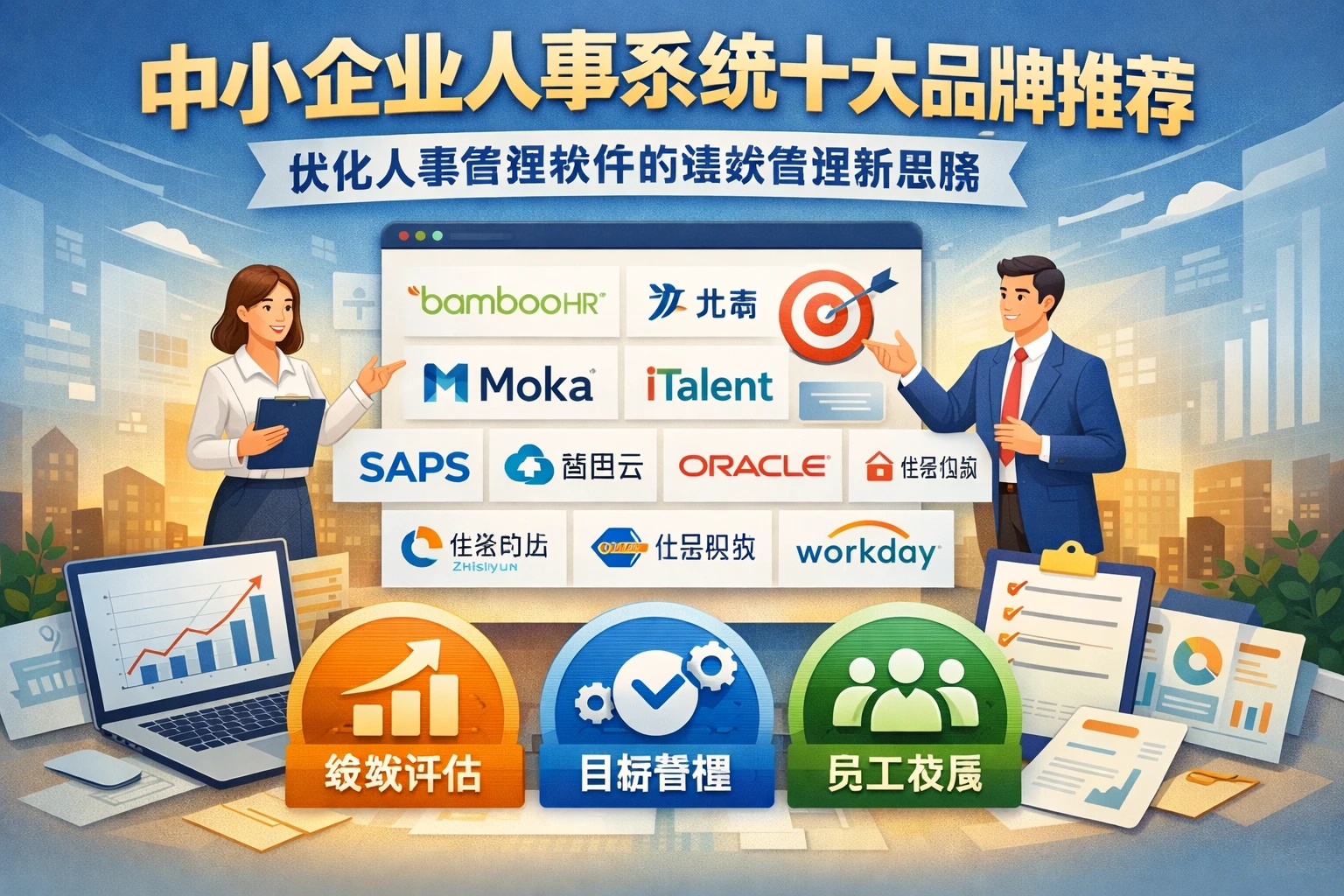 中小企业人事系统十大品牌推荐：优化人事管理软件的绩效管理新思路