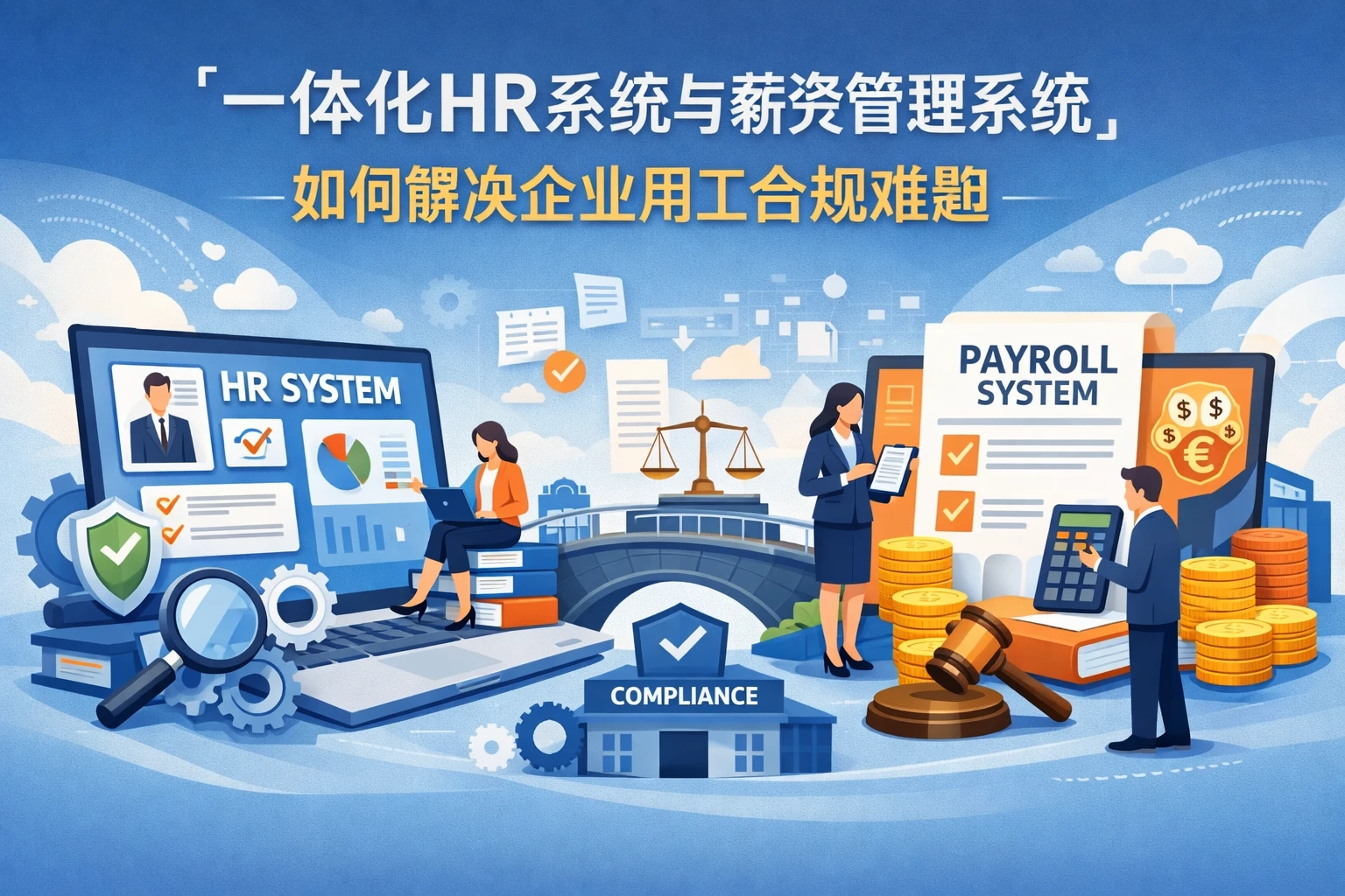 一体化HR系统与薪资管理系统如何解决企业用工合规难题