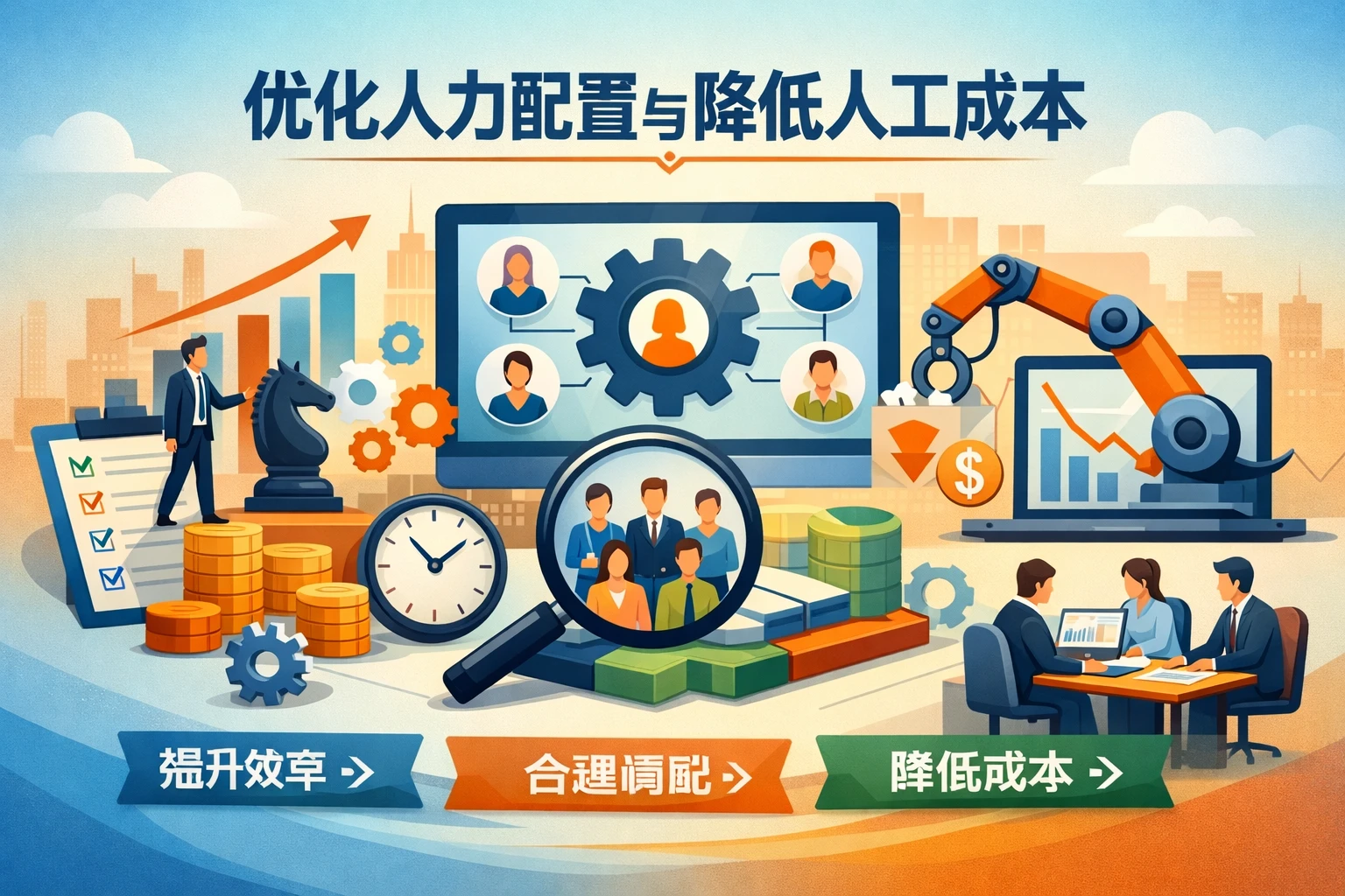 优化人力配置与降低人工成本