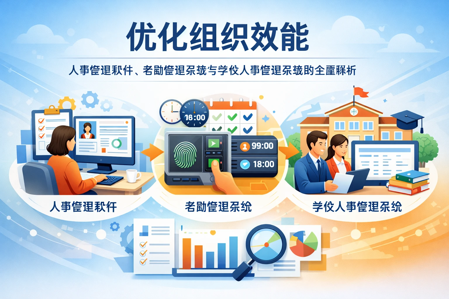 优化组织效能：人事管理软件、考勤管理系统与学校人事管理系统的全面解析