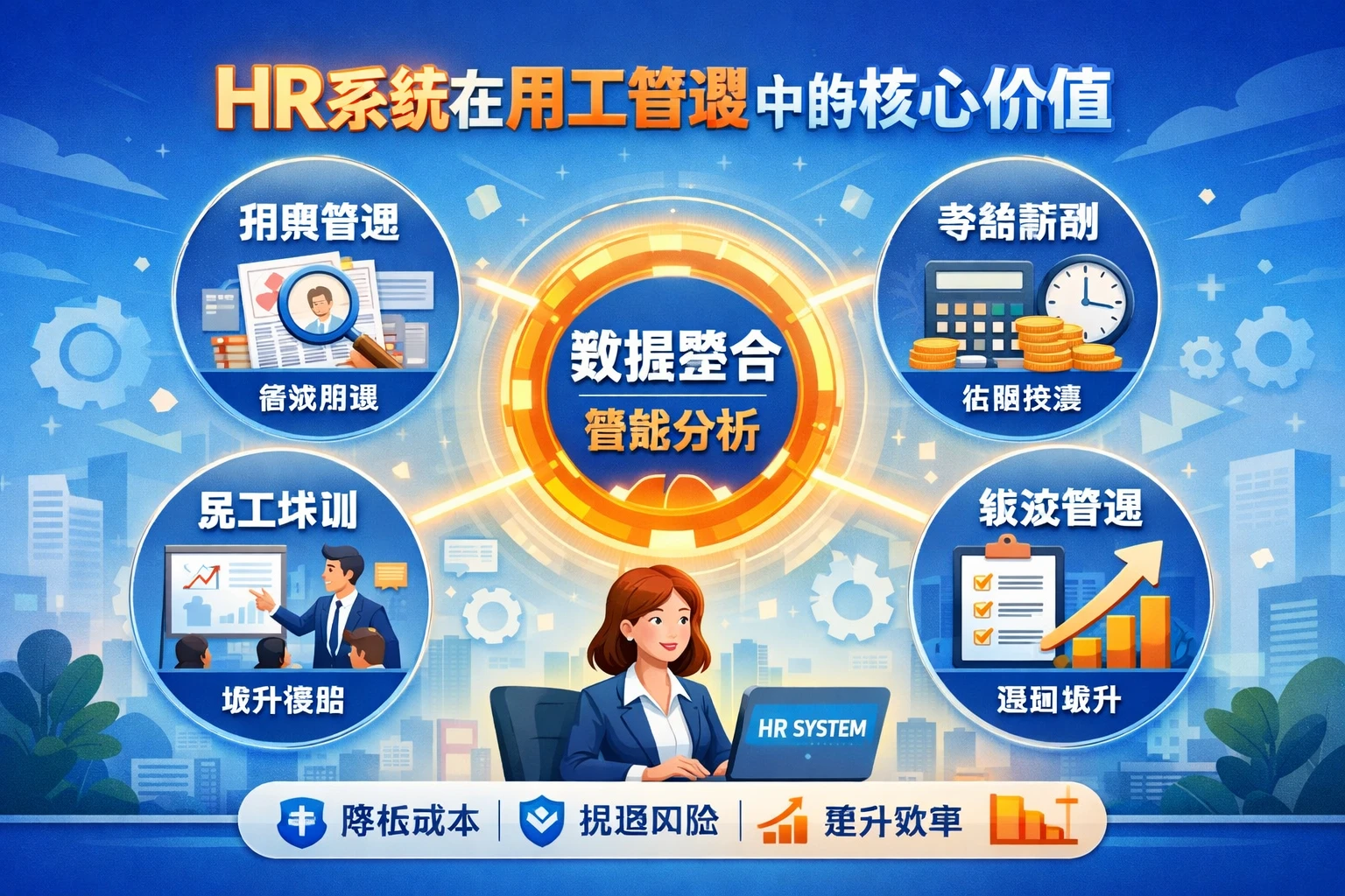 HR系统在用工管理中的核心价值