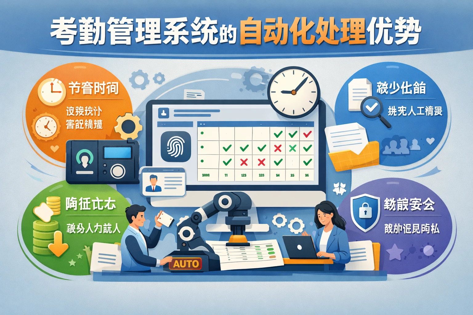 考勤管理系统的自动化处理优势