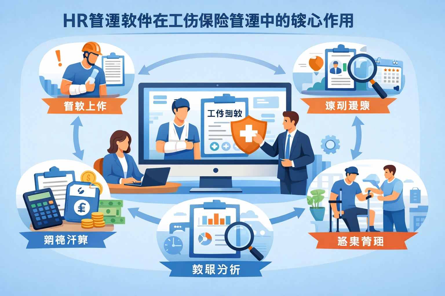 HR管理软件在工伤保险管理中的核心作用