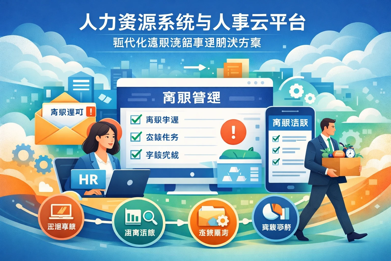 人力资源系统与人事云平台：现代化离职流程管理解决方案