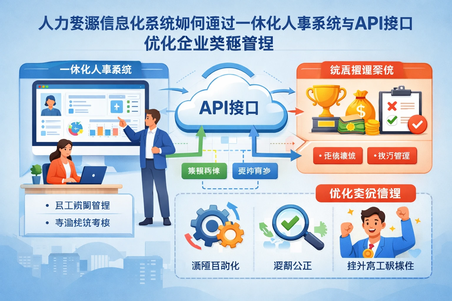 人力资源信息化系统如何通过一体化人事系统与API接口优化企业奖惩管理