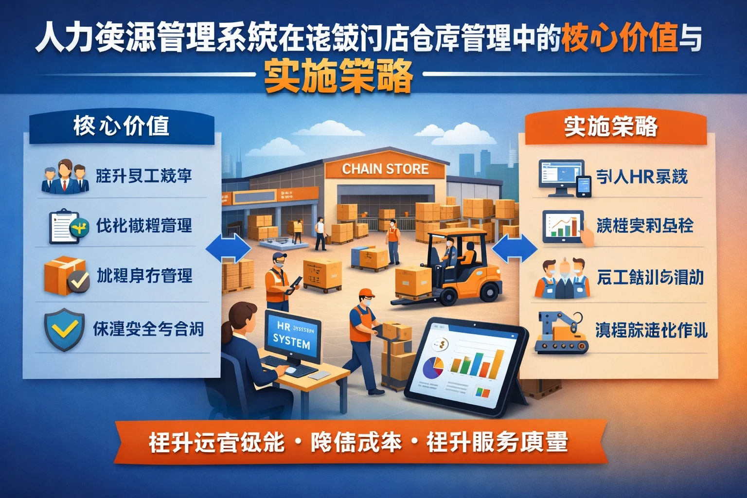 人力资源管理系统在连锁门店仓库管理中的核心价值与实施策略