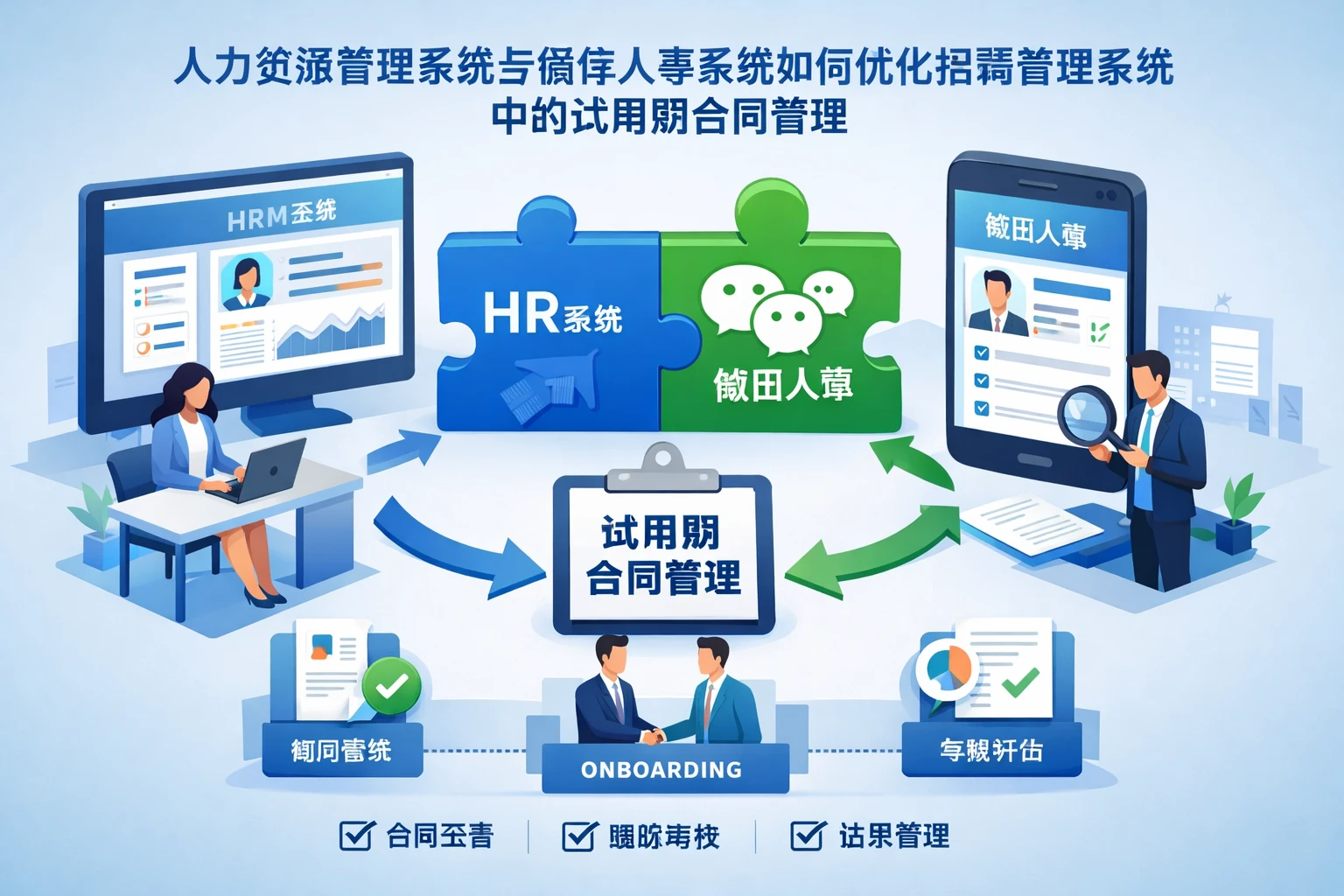 人力资源管理系统与微信人事系统如何优化招聘管理系统中的试用期合同管理