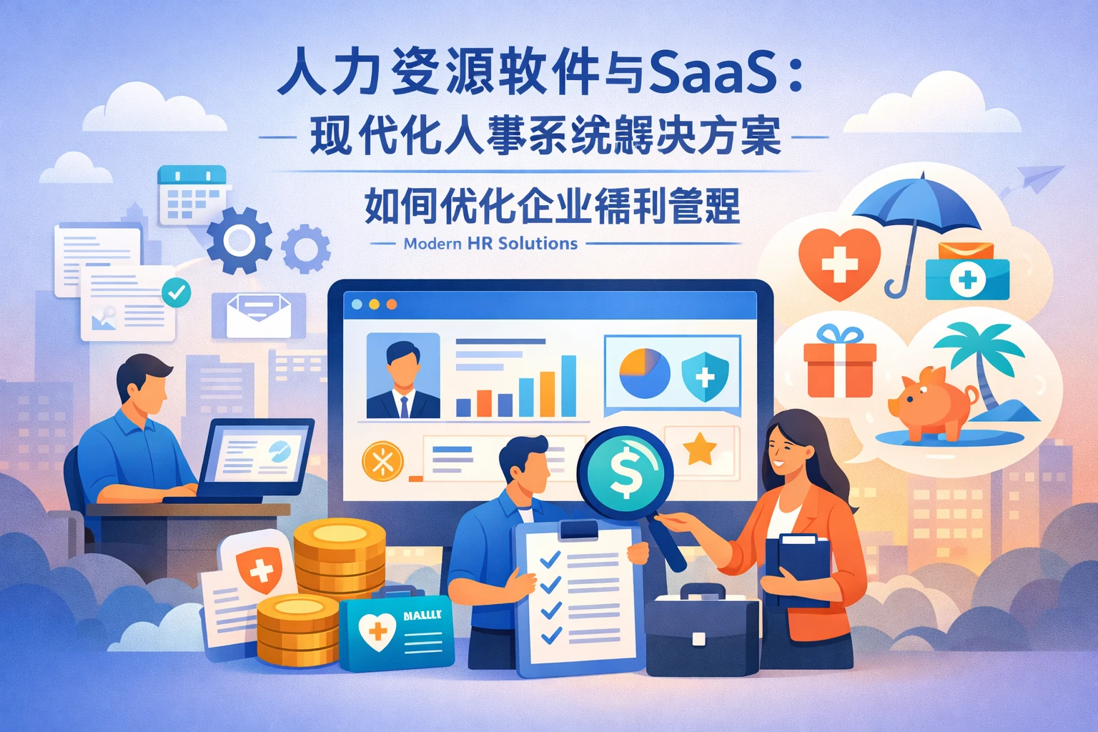 人力资源软件与SaaS：现代化人事系统解决方案如何优化企业福利管理