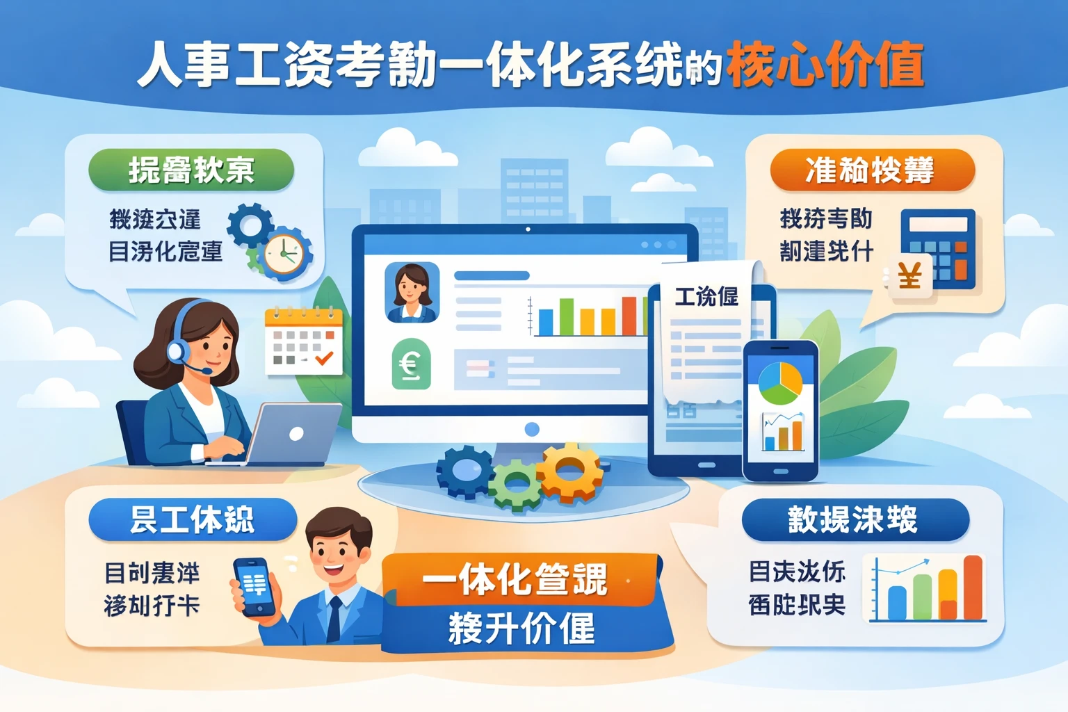 人事工资考勤一体化系统的核心价值