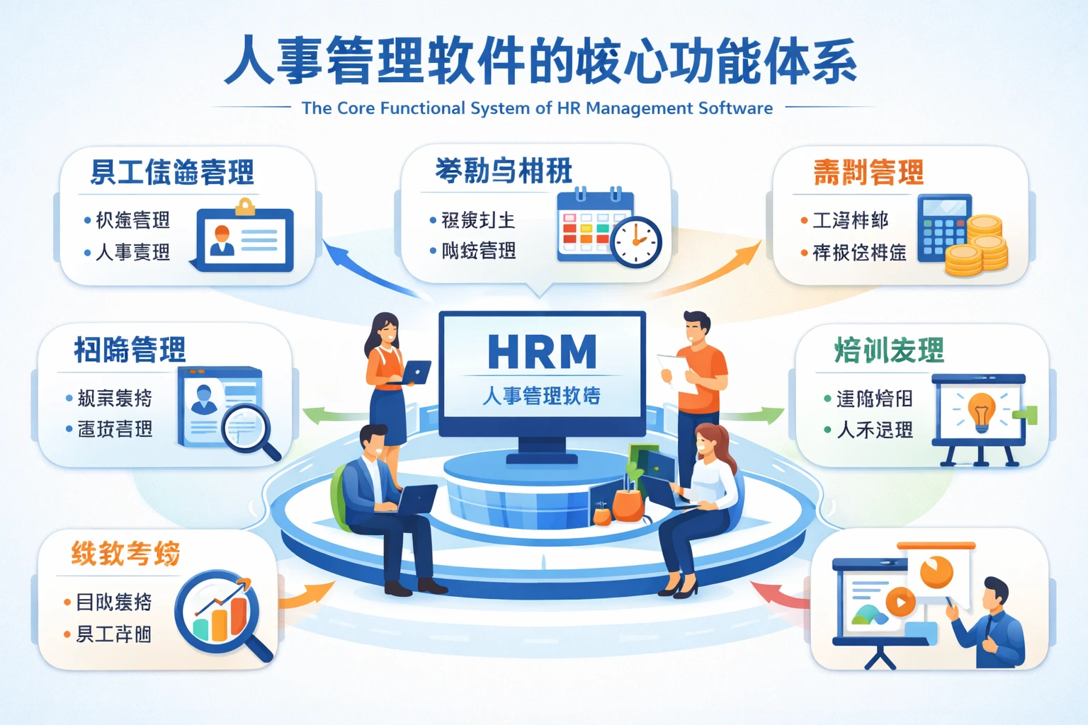 人事管理软件的核心功能体系