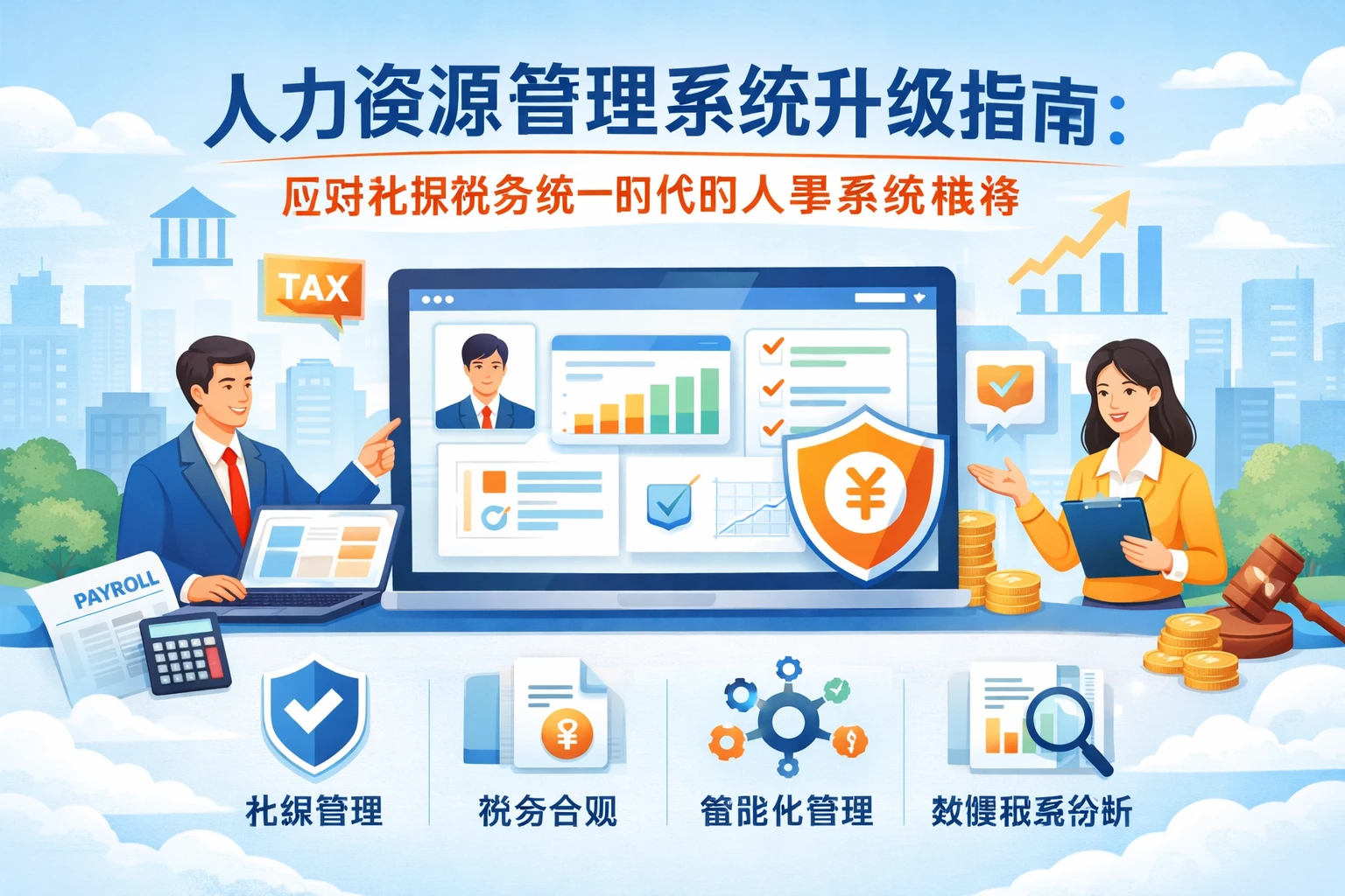 人力资源管理系统升级指南：应对社保税务统一时代的人事系统推荐