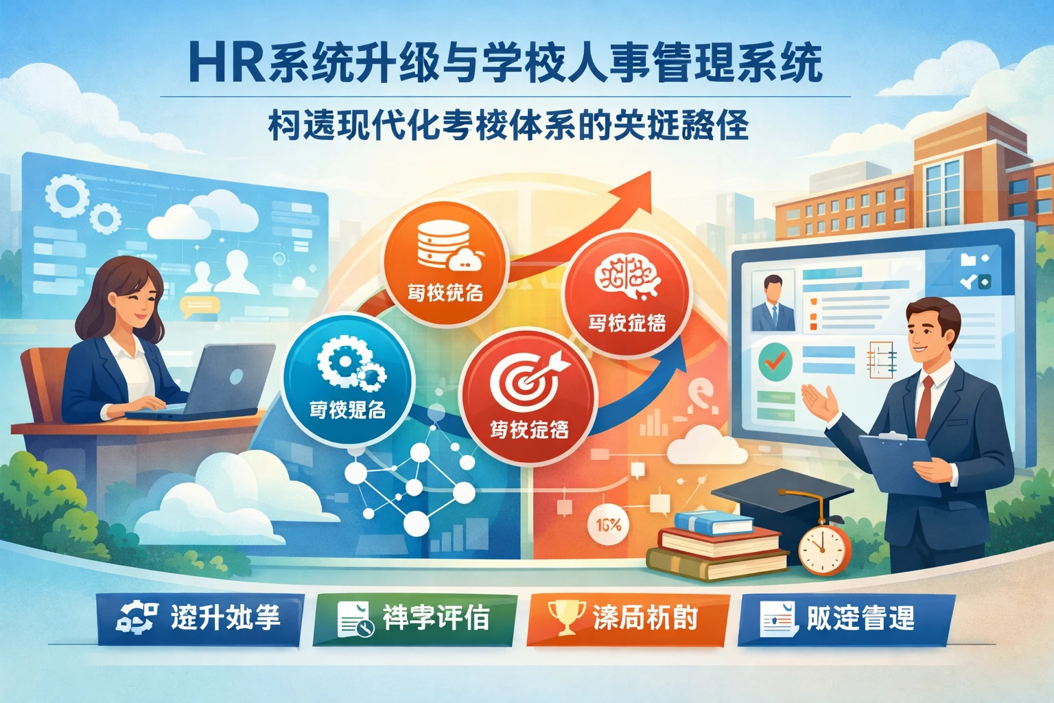 HR系统升级与学校人事管理系统：构建现代化考核体系的关键路径