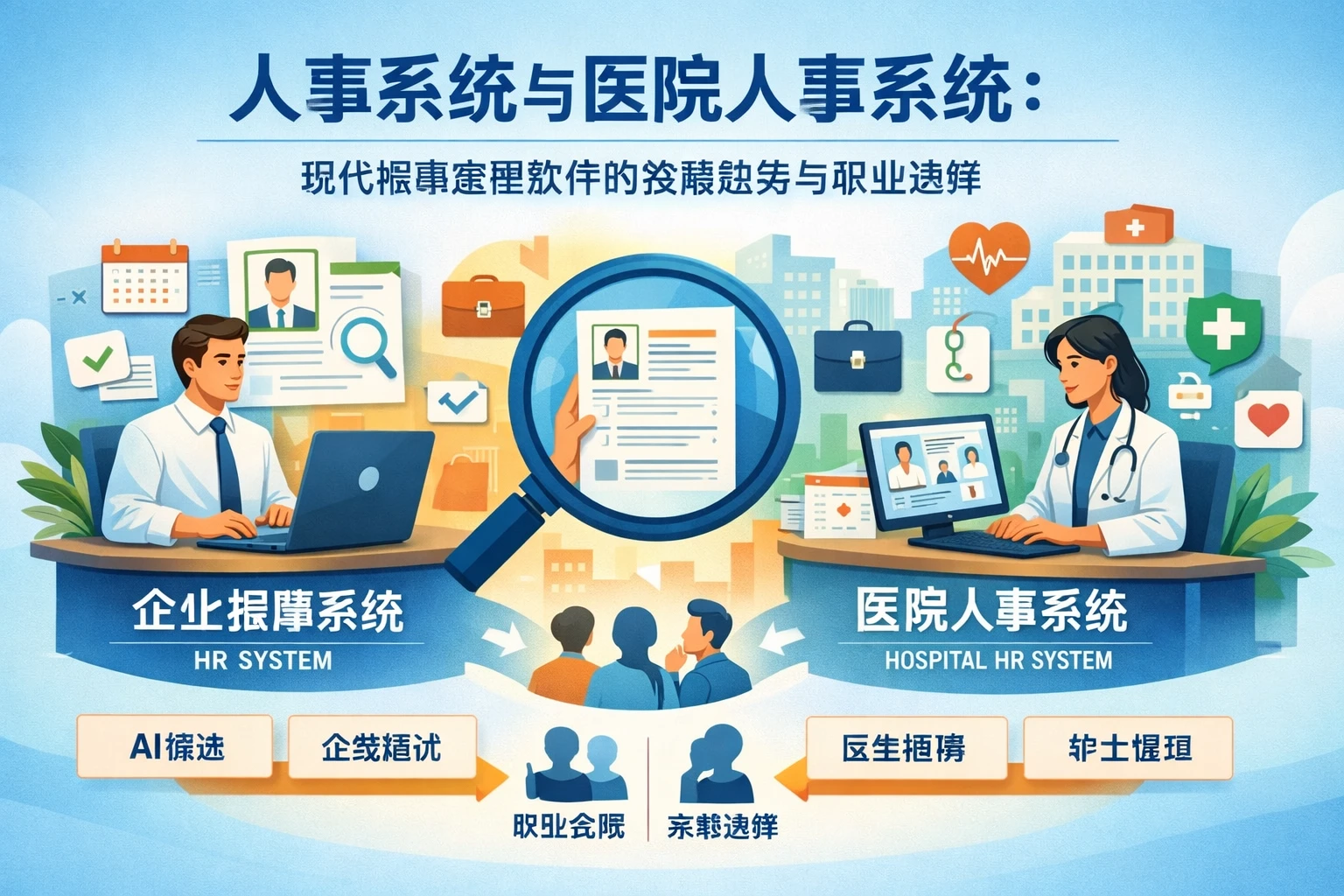 人事系统与医院人事系统：现代招聘管理软件的发展趋势与职业选择