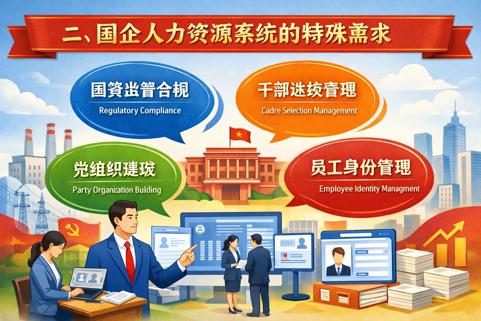 二、国企人力资源系统的特殊需求