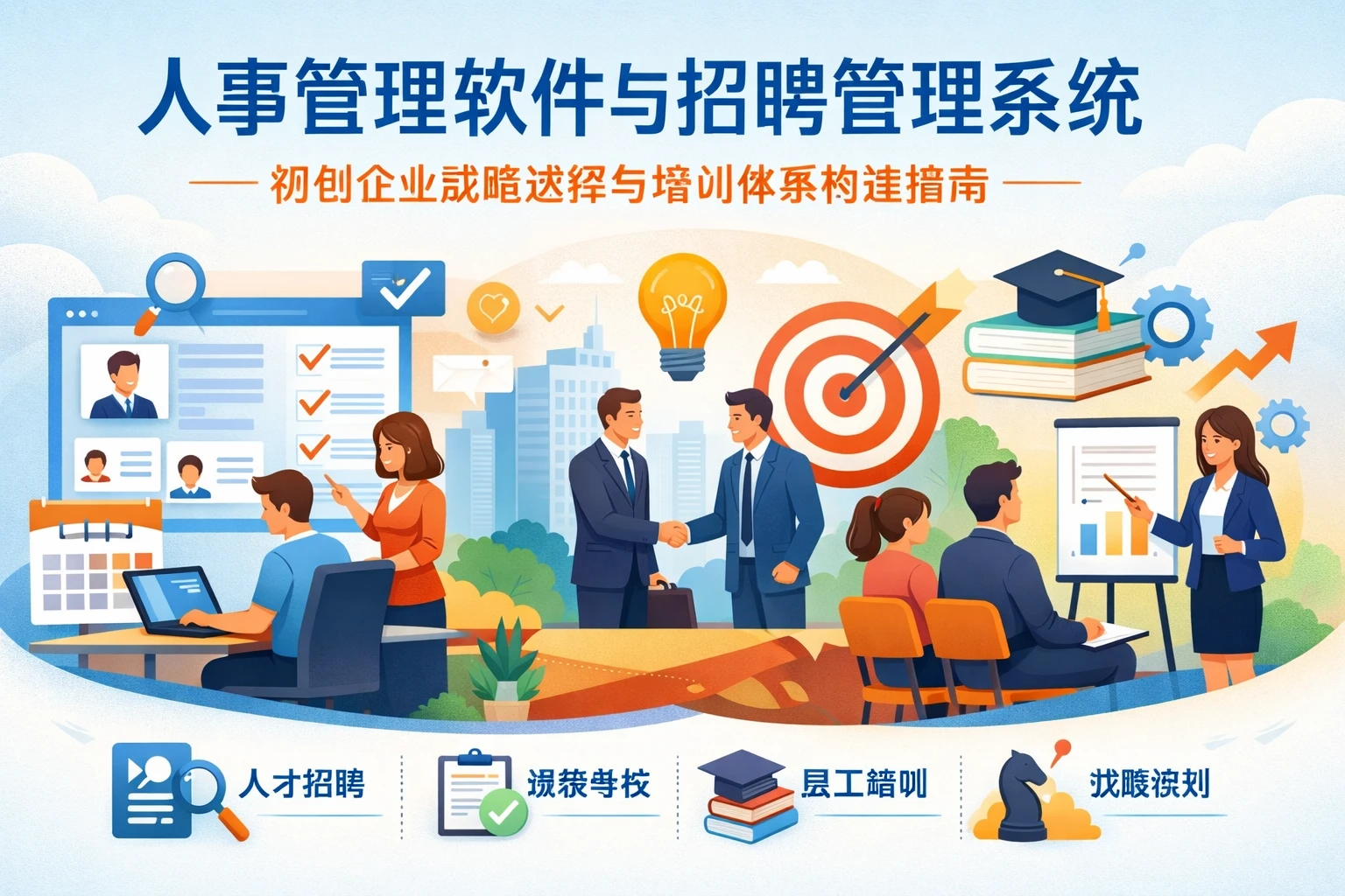 人事管理软件与招聘管理系统：初创企业战略选择与培训体系构建指南