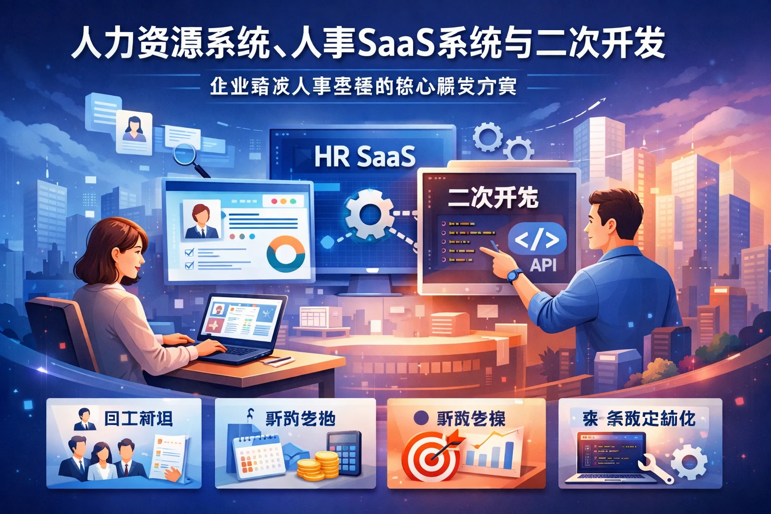 人力资源系统、人事SaaS系统与二次开发：企业高效人事管理的核心解决方案