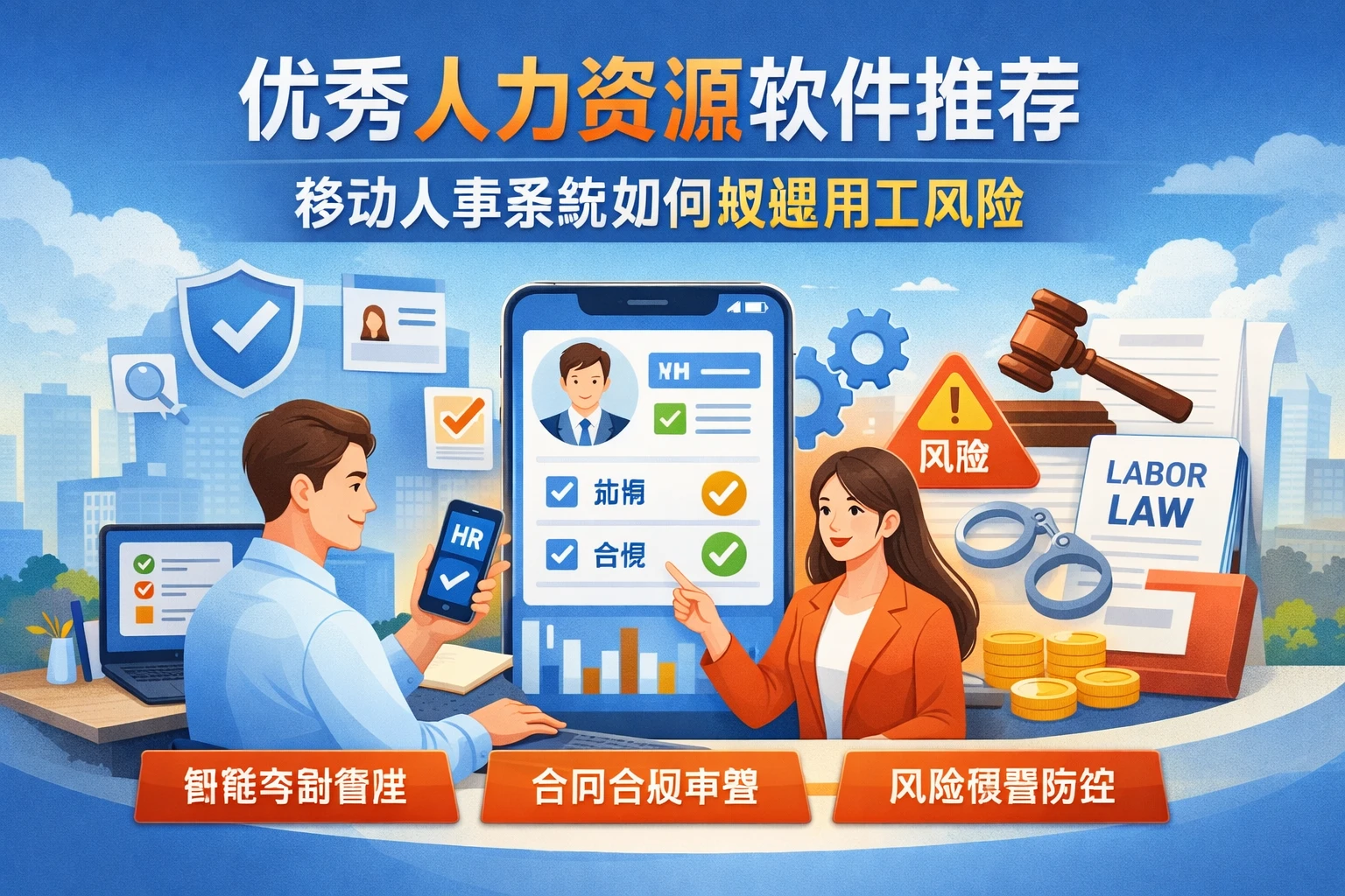 优秀人力资源软件推荐：移动人事系统如何规避用工风险