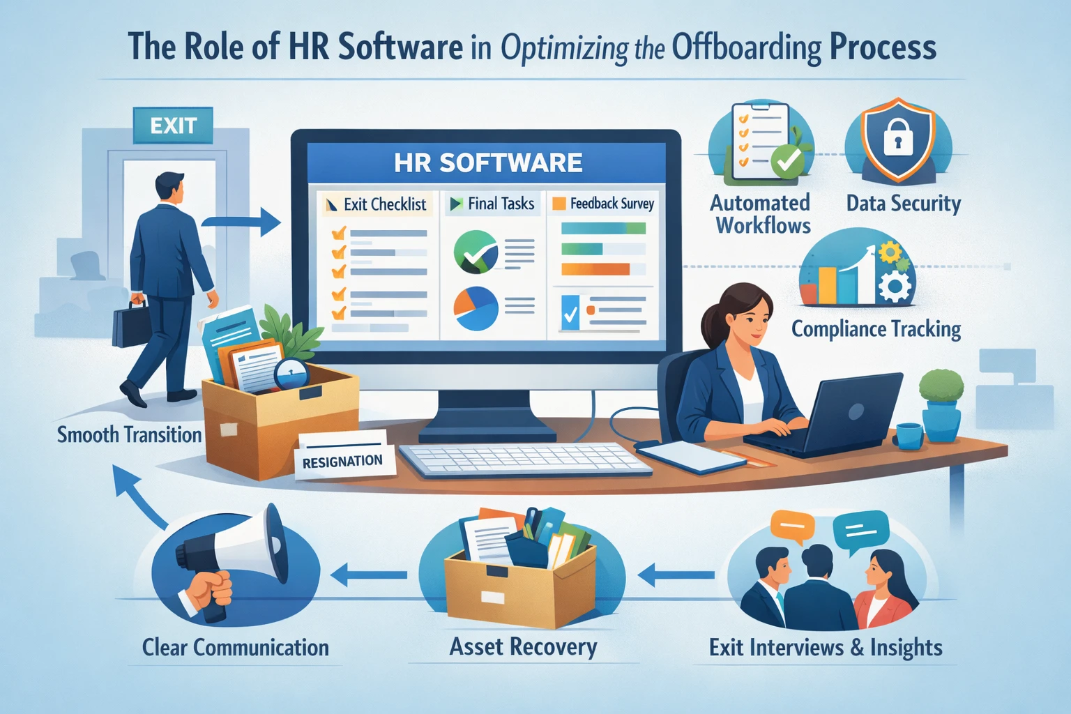 人力资源软件在离职流程优化中的关键作用