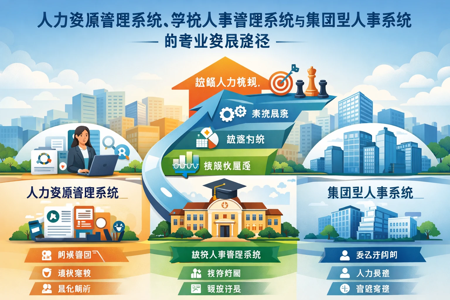 人力资源管理系统、学校人事管理系统与集团型人事系统的专业发展路径