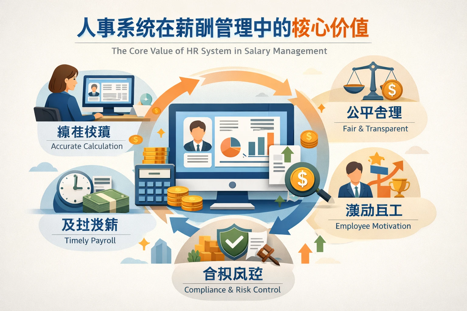 人事系统在薪酬管理中的核心价值