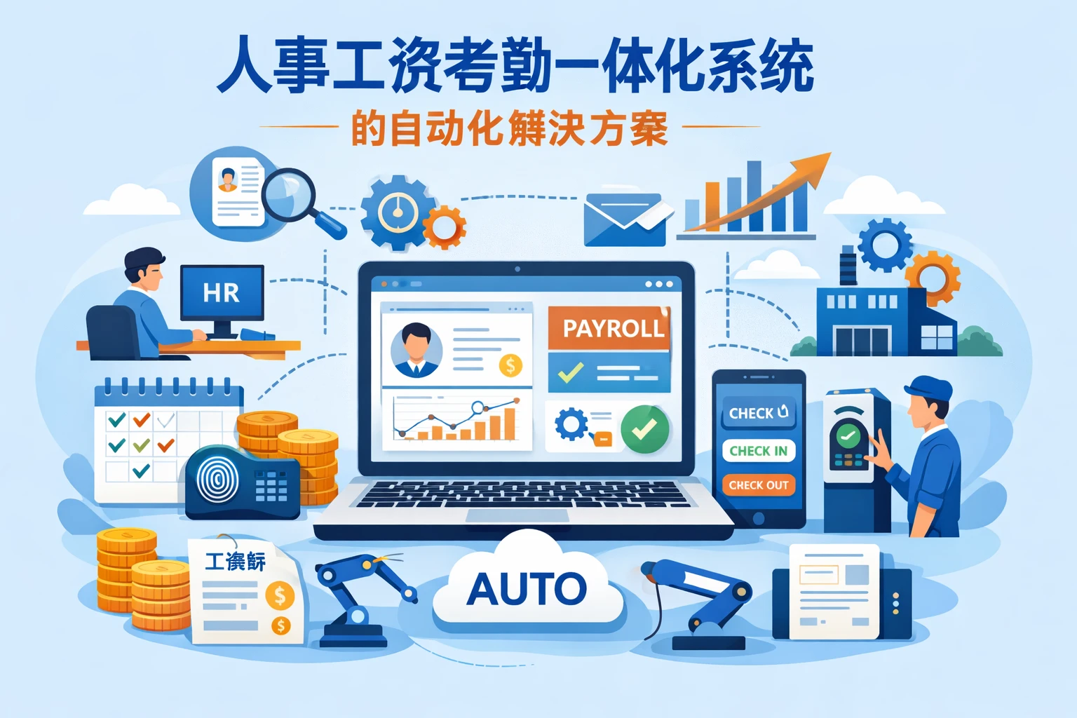 人事工资考勤一体化系统的自动化解决方案