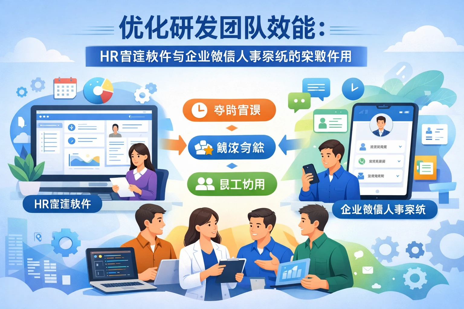 优化研发团队效能：HR管理软件与企业微信人事系统的关键作用