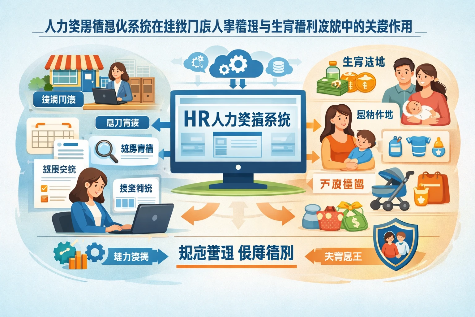 人力资源信息化系统在连锁门店人事管理与生育福利发放中的关键作用