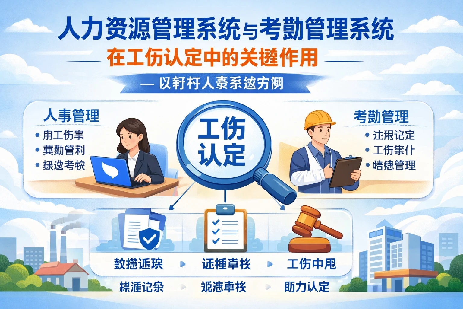 人力资源管理系统与考勤管理系统在工伤认定中的关键作用——以钉钉人事系统为例