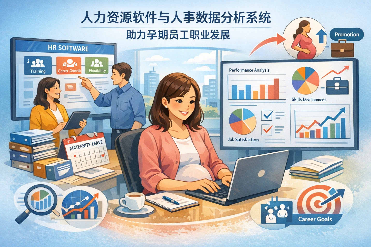 人力资源软件与人事数据分析系统如何助力孕期员工职业发展