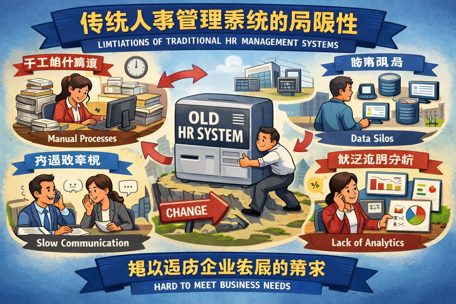 传统人事管理系统的局限性