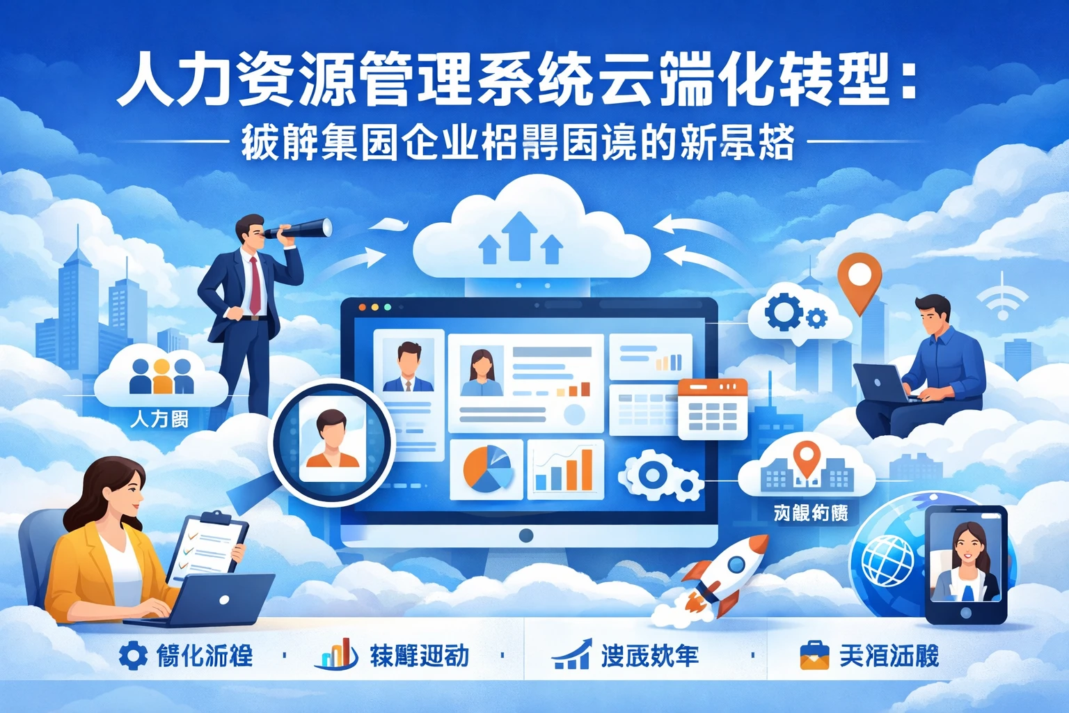 人力资源管理系统云端化转型：破解集团企业招聘困境的新思路