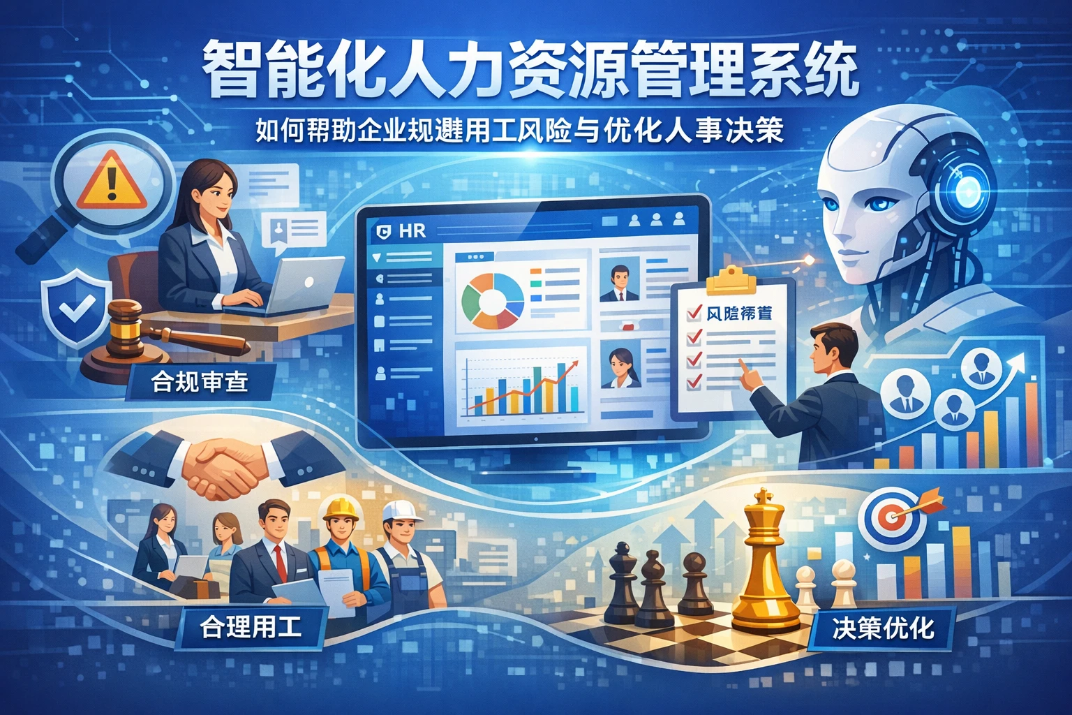 智能化人力资源管理系统如何帮助企业规避用工风险与优化人事决策
