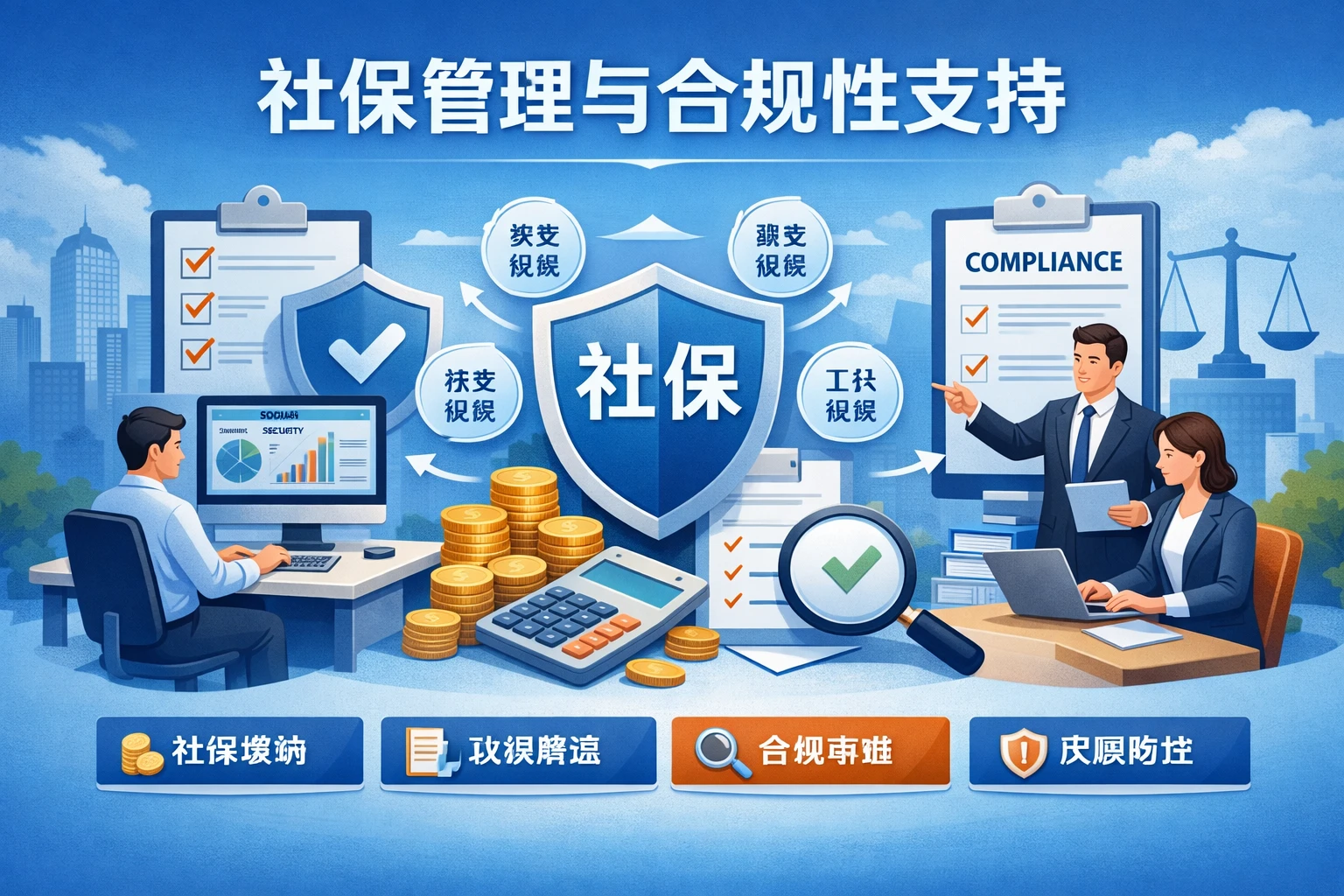 社保管理与合规性支持