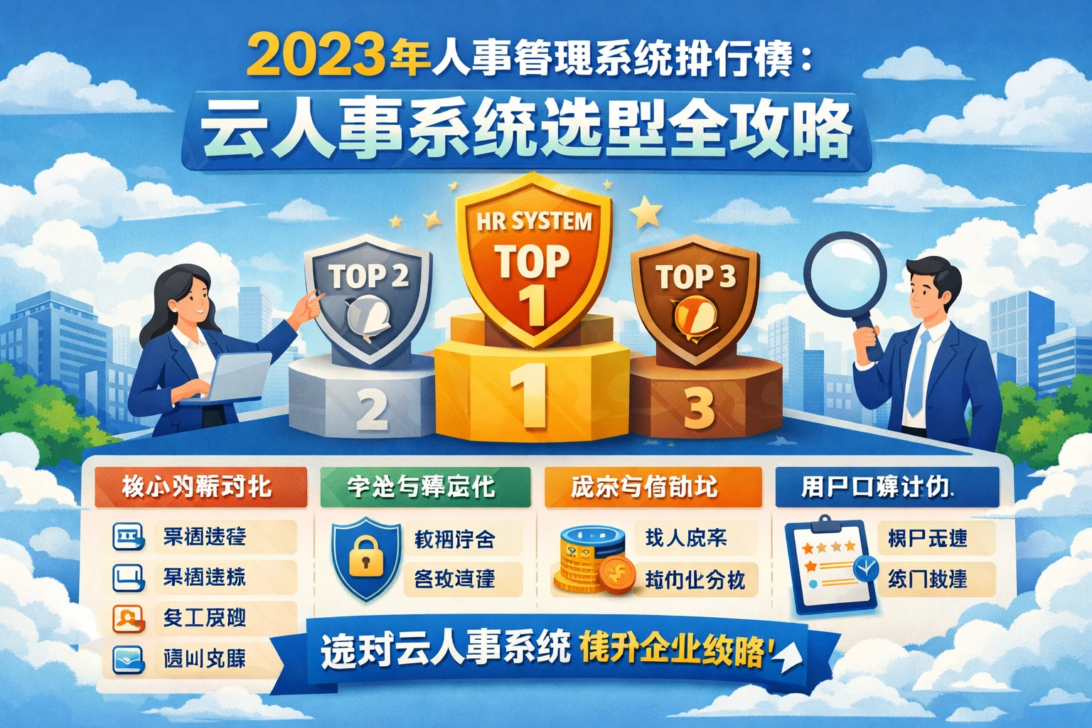 2023年人事管理系统排行榜：云人事系统选型全攻略