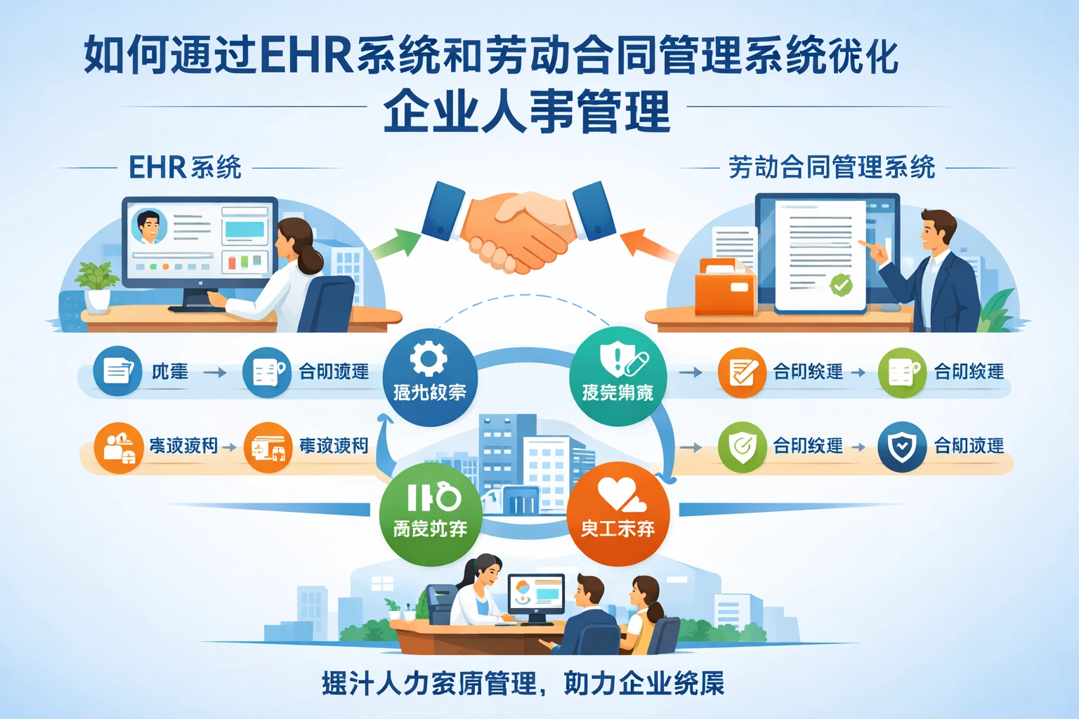如何通过EHR系统和劳动合同管理系统优化企业人事管理