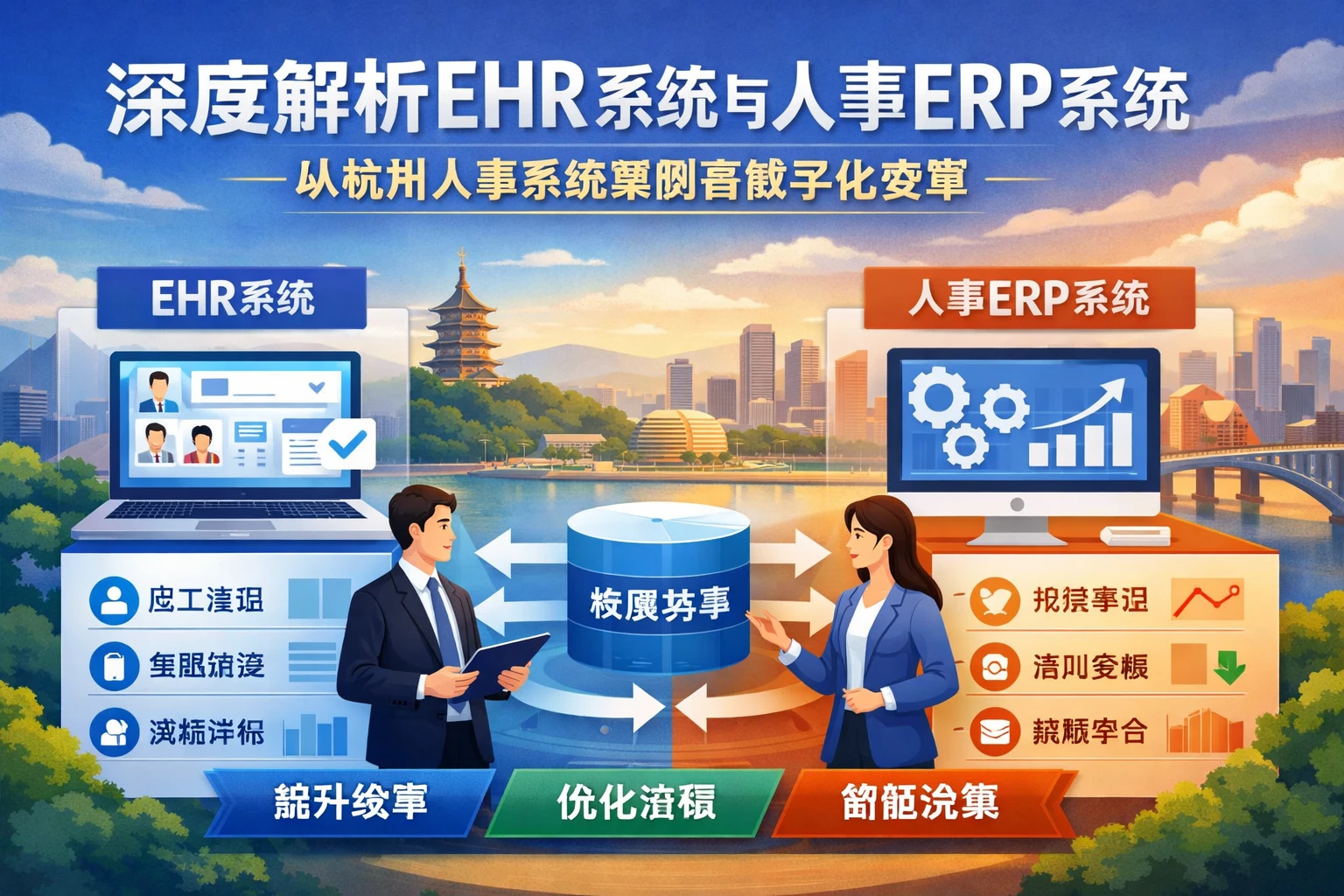 深度解析ehr系统与人事ERP系统:从杭州人事系统案例看数字化变革