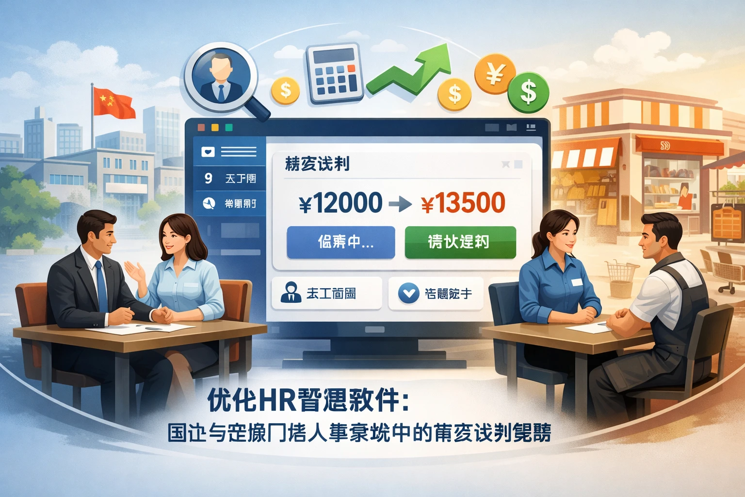 优化HR管理软件：国企与连锁门店人事系统中的薪资谈判策略