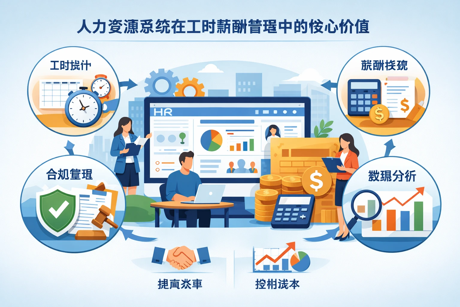 人力资源系统在工时薪酬管理中的核心价值
