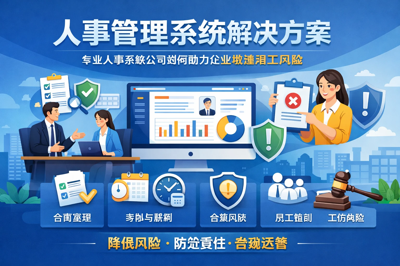 人事管理系统解决方案：专业人事系统公司如何助力企业规避用工风险