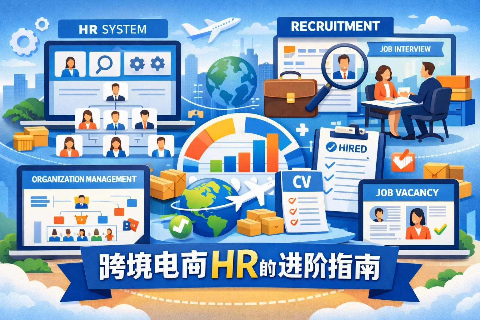 人力资源系统、组织架构管理系统与招聘管理系统：跨境电商HR的进阶指南