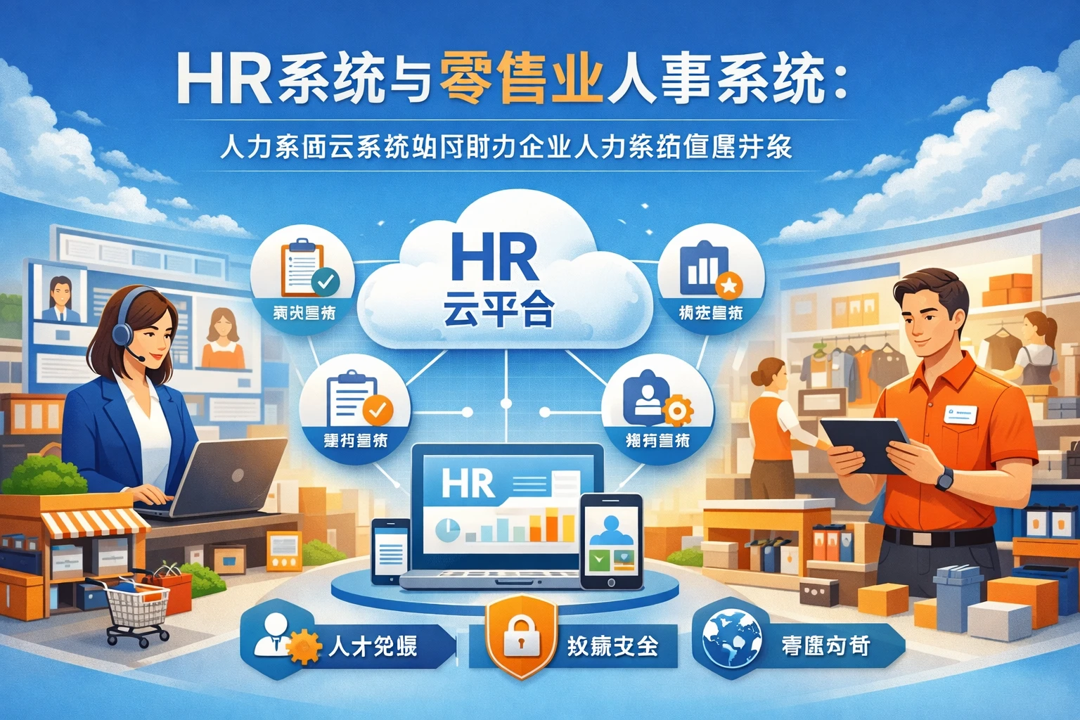 HR系统与零售业人事系统：人力资源云系统如何助力企业人力资源管理升级
