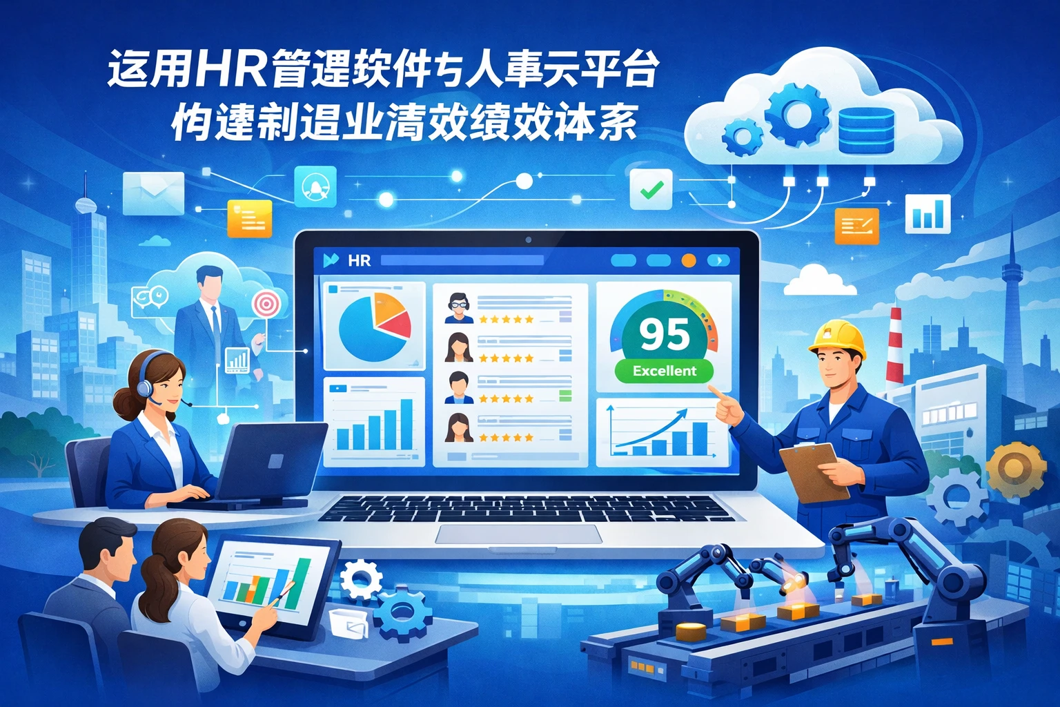 运用HR管理软件与人事云平台构建制造业高效绩效体系