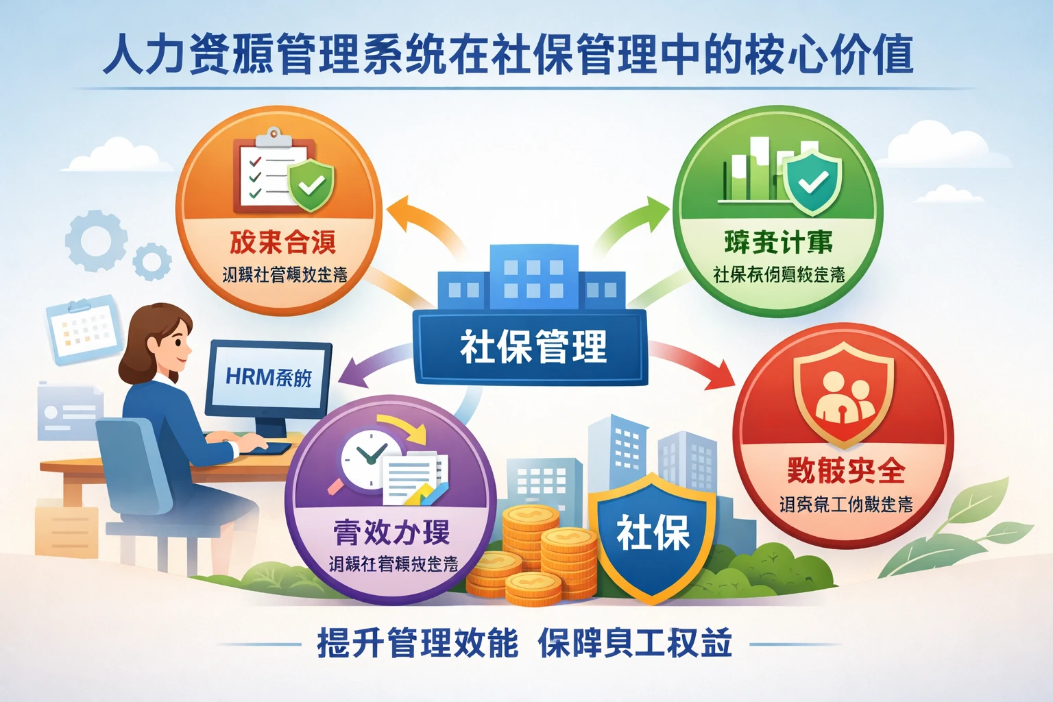 人力资源管理系统在社保管理中的核心价值