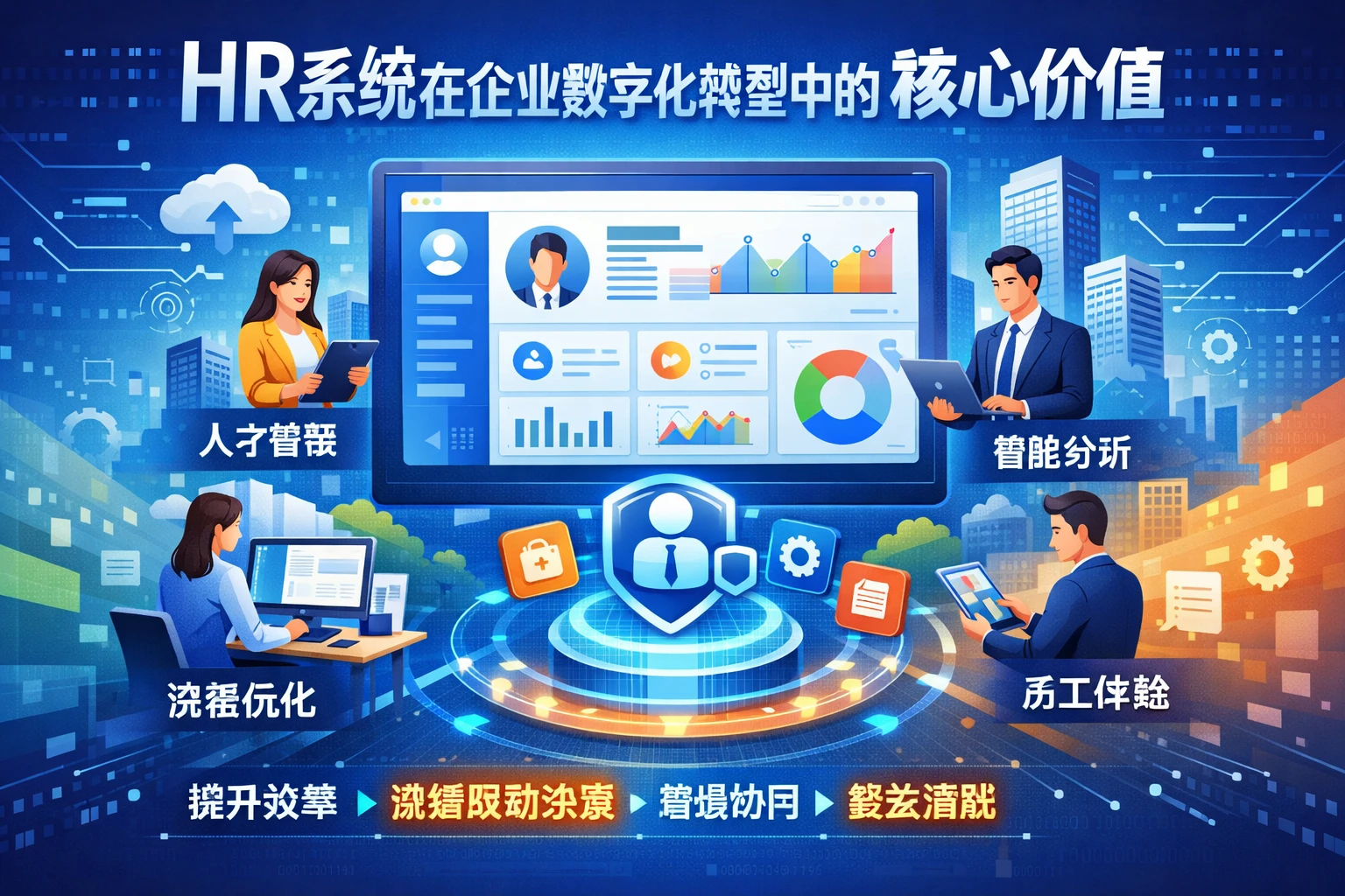 HR系统在企业数字化转型中的核心价值