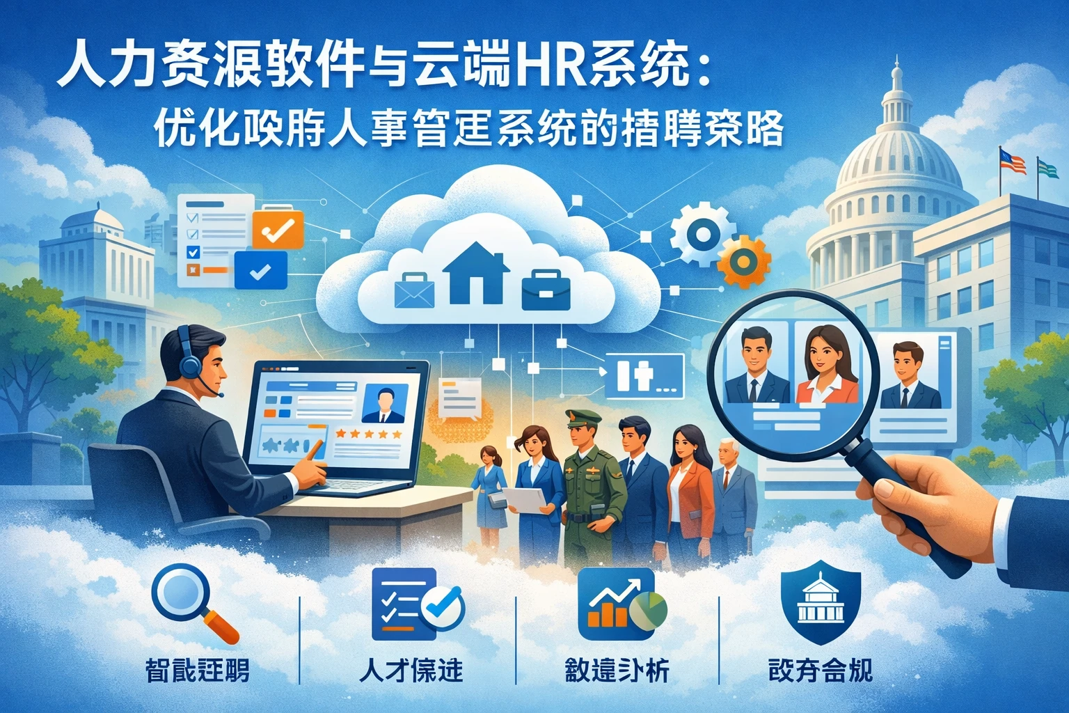 人力资源软件与云端HR系统：优化政府人事管理系统的招聘策略