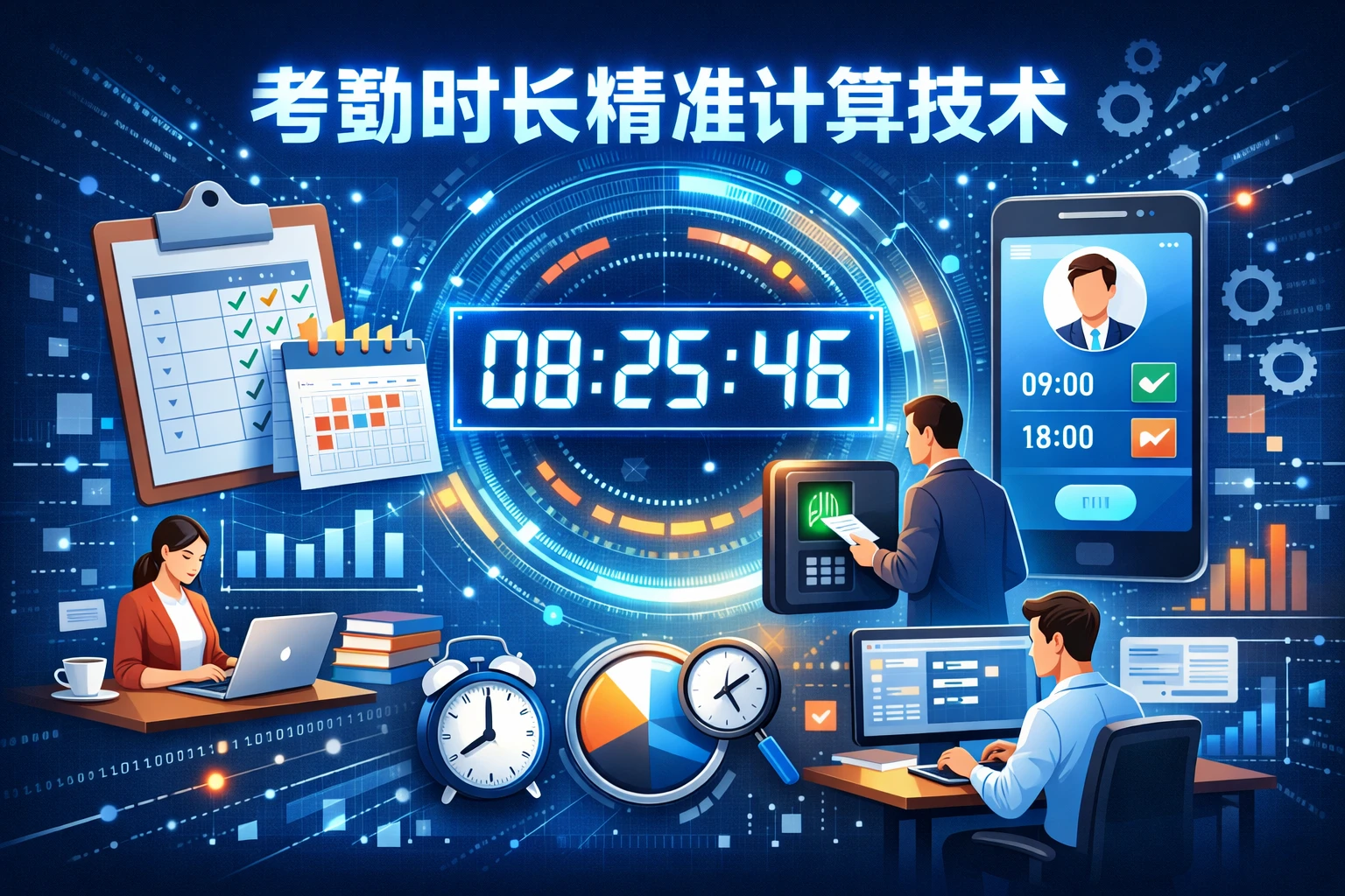 考勤时长精准计算技术