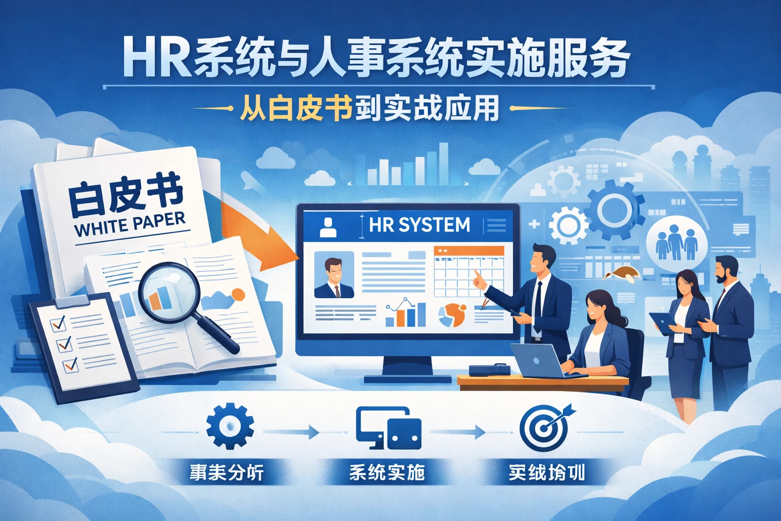 HR系统与人事系统实施服务：从白皮书到实战应用