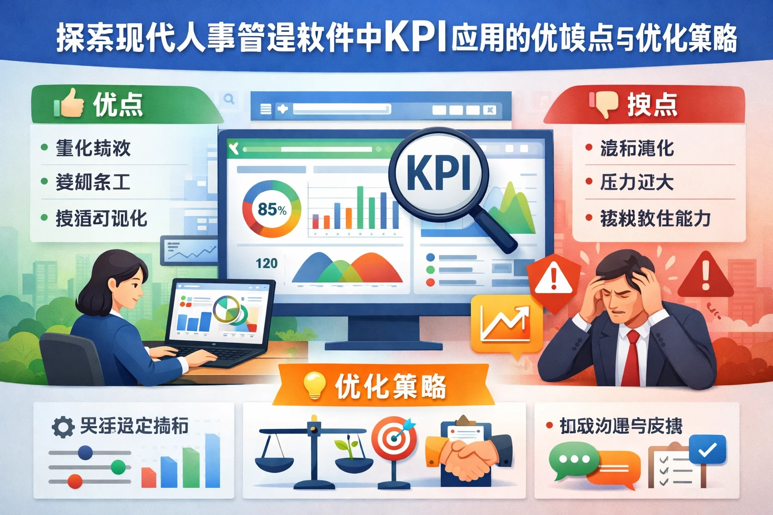 探索现代人事管理软件中KPI应用的优缺点与优化策略